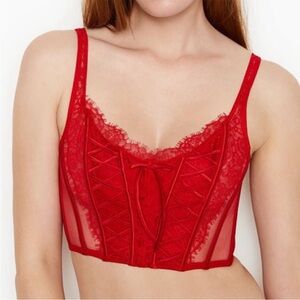 Victoria's Secret 
DREAM ANGELS
Unlined Lace-Up Corset Top